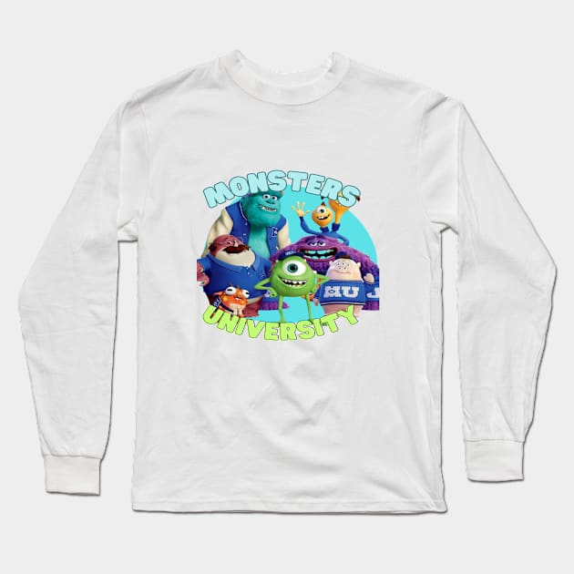 Monsters university Long Sleeve T-Shirt by Artisy